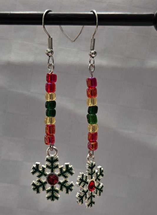 Christmas Snowflake Earrings