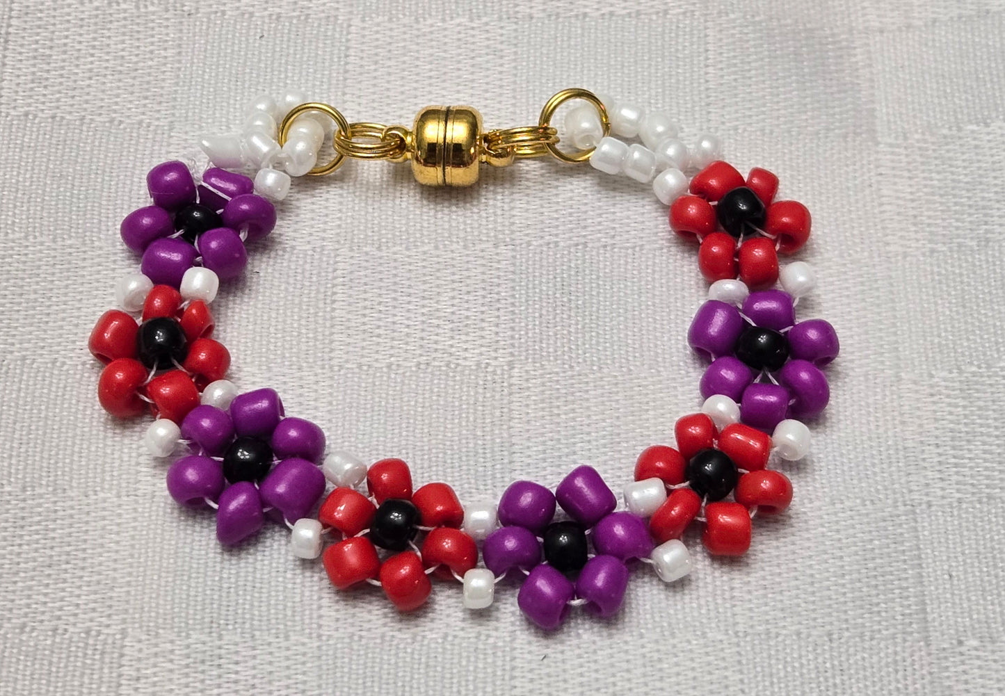 Purple and Red Poppy Set