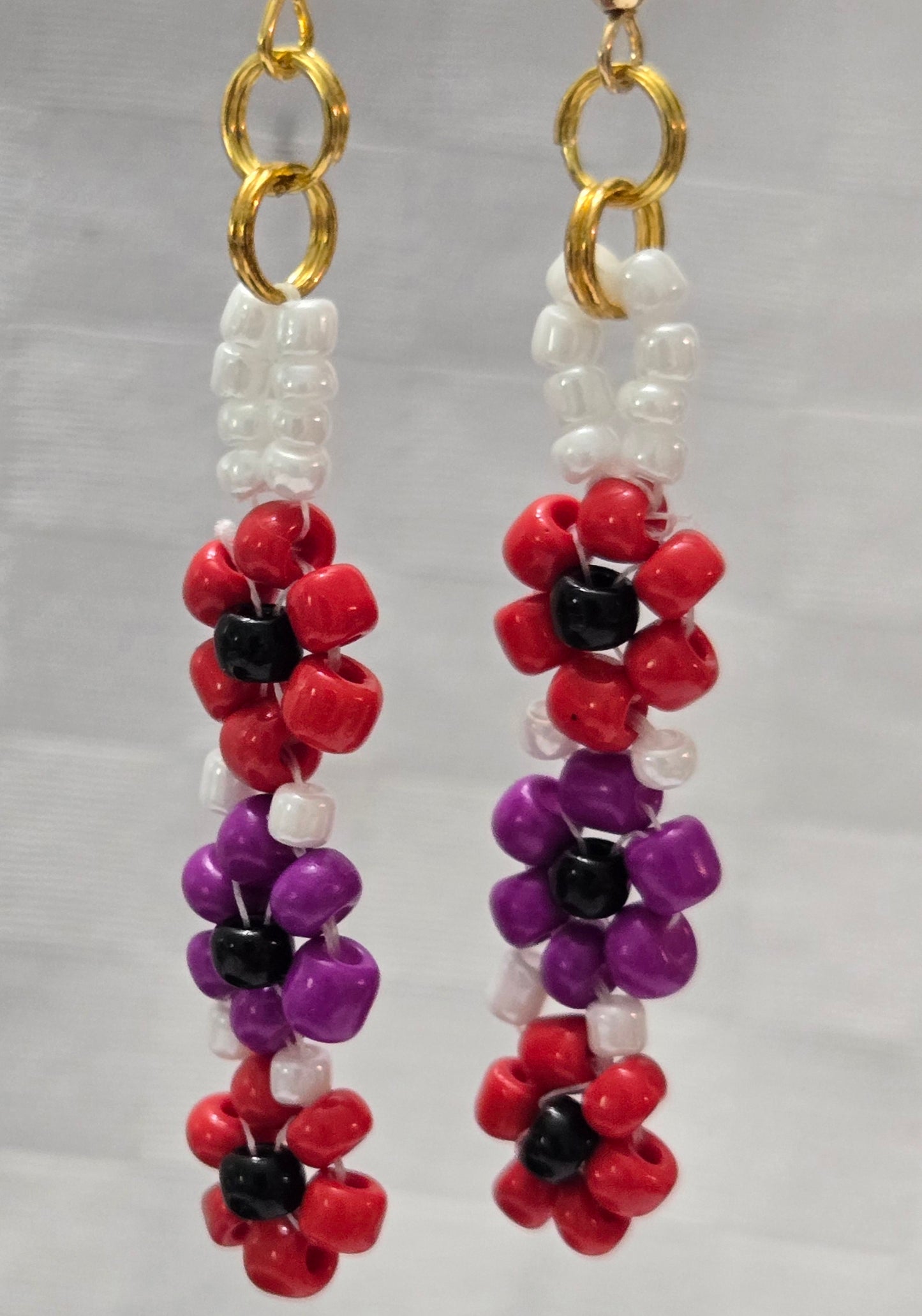 Purple and Red Poppy Set