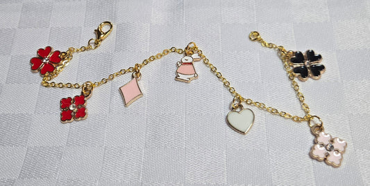 Alice Rabbit Charm Bracelet