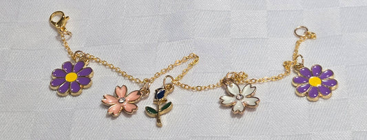 Flower Charm Bracelet