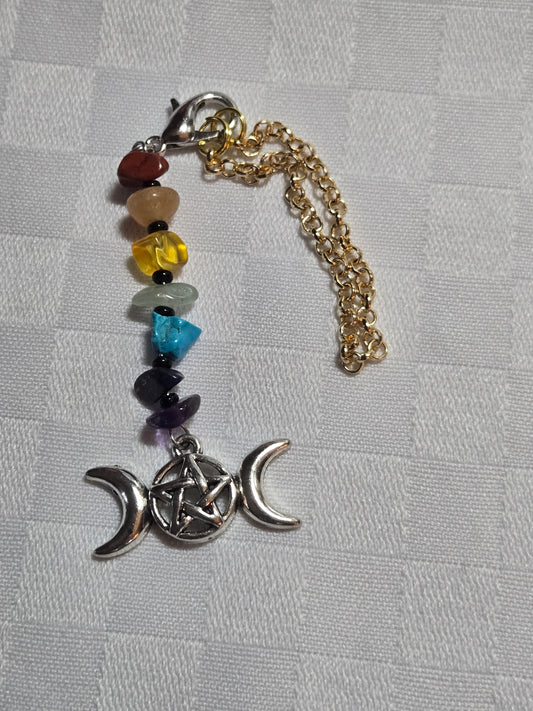 Rearview Mirror Moon Charm