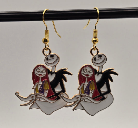 Smiling Couple Earrings